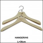 WOODEN HANGER CLOTHES / PENYANGKUT BAJU HANGER KAYU (THIN VERSION) NEW 10 PCS